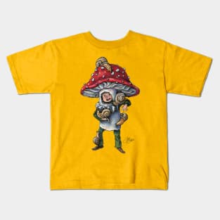 The Mushroom Kid Kids T-Shirt